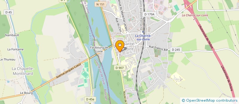 localisation de l'entreprise MONSIEUR PATRICK FORSYTH à LA CHARITE-SUR-LOIRE