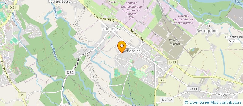 localisation de l'entreprise MONSIEUR PATRICK FORTANE  PARDIES