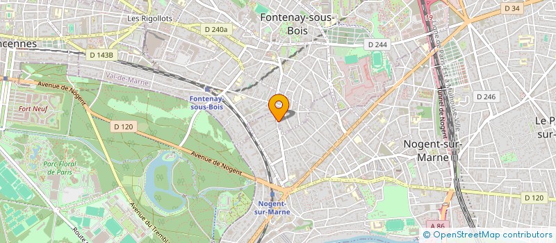 localisation de l'entreprise MONSIEUR PATRICK FORTUIT à FONTENAY-SOUS-BOIS