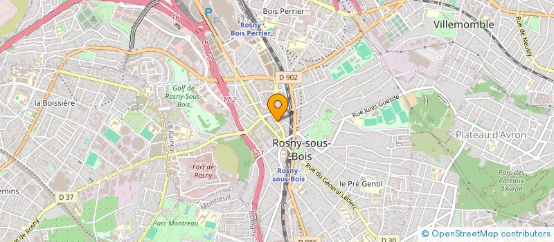 localisation de l'entreprise MONSIEUR PATRICK FORTUIT à ROSNY-SOUS-BOIS