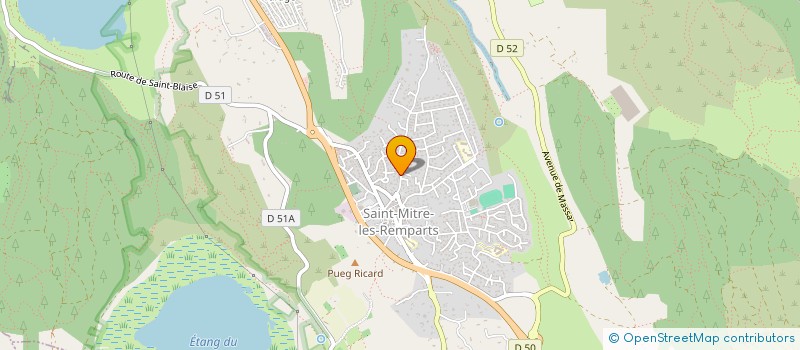 localisation de l'entreprise MONSIEUR PATRICK FOSSATI  SAINT-MITRE-LES-REMPARTS