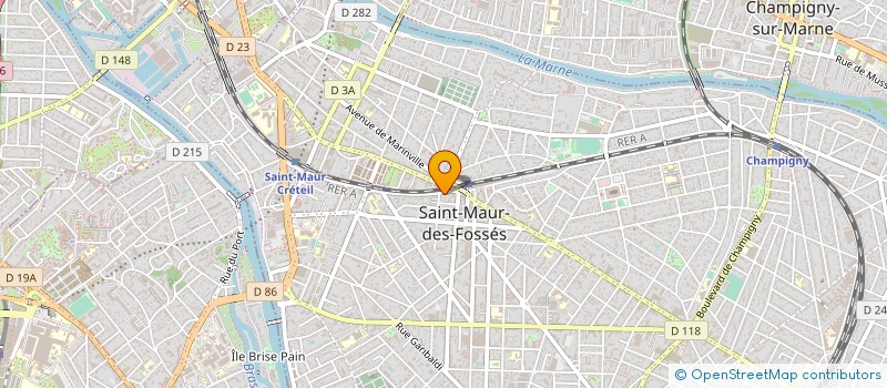 localisation de l'entreprise MONSIEUR PATRICK FOUASSIER à SAINT-MAUR-DES-FOSSES