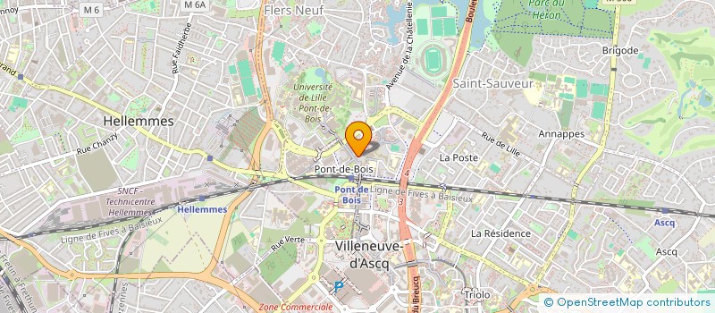 localisation de l'entreprise MONSIEUR PATRICK FOUCAUD  VILLENEUVE-D'ASCQ