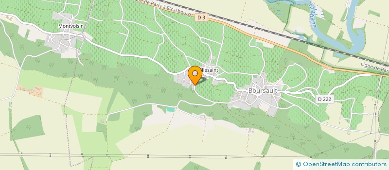 localisation de l'entreprise MONSIEUR PATRICK FOUILLET  BOURSAULT