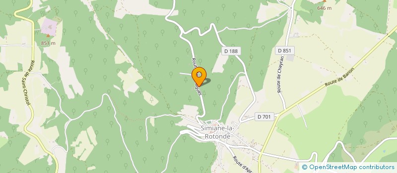 localisation de l'entreprise MONSIEUR PATRICK FOUILLEUL  SIMIANE-LA-ROTONDE