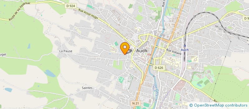 localisation de l'entreprise MONSIEUR PATRICK FOURCADE à AUCH