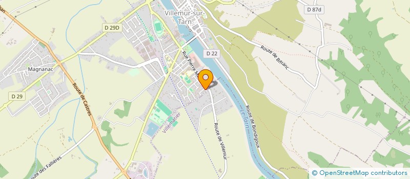 localisation de l'entreprise MONSIEUR PATRICK FOURCADE  VILLEMUR-SUR-TARN