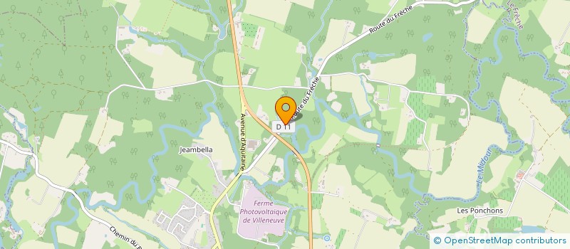 localisation de l'entreprise MONSIEUR PATRICK FOURNIL  VILLENEUVE-DE-MARSAN