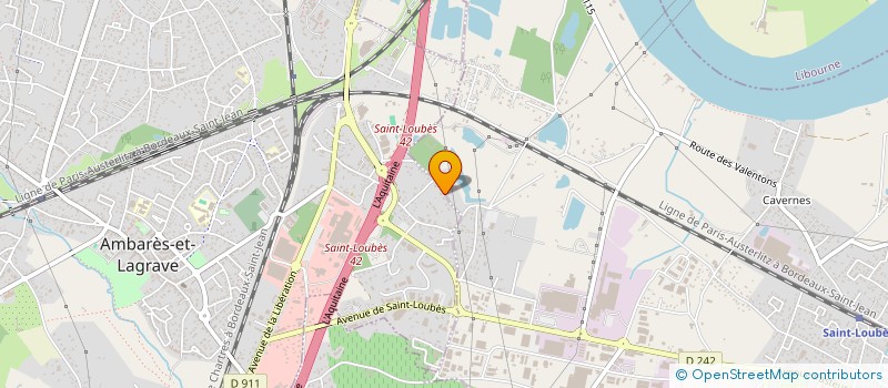 localisation de l'entreprise MONSIEUR PATRICK FOURRAGEAT  AMBARES-ET-LAGRAVE