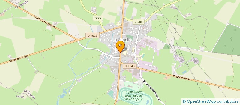 localisation de l'entreprise MONSIEUR PATRICK FOURREZ  LA CAPELLE