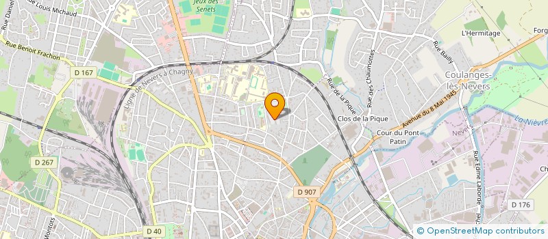 localisation de l'entreprise MONSIEUR PATRICK FOUSSAT à NEVERS