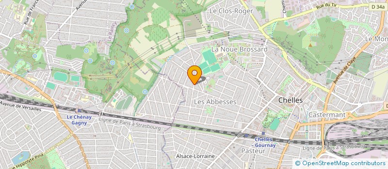 localisation de l'entreprise MONSIEUR PATRICK FOUYER  CHELLES