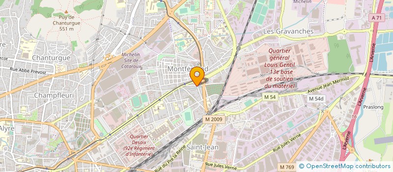 localisation de l'entreprise MONSIEUR PATRICK FOX  CLERMONT-FERRAND