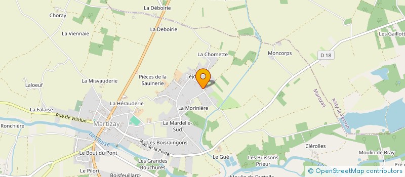 localisation de l'entreprise MONSIEUR PATRICK FRANCHET à MARTIZAY