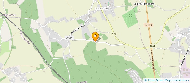 localisation de l'entreprise MONSIEUR PATRICK FRANCHET  LOUVERSEY