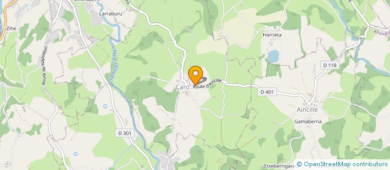 localisation de l'entreprise MONSIEUR PATRICK FRANCHOMME  CARO