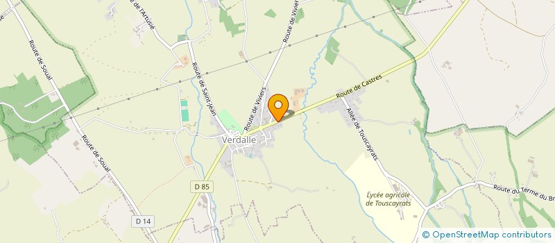 localisation de l'entreprise MONSIEUR PATRICK FRANCK  VERDALLE