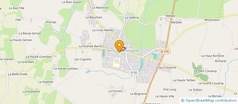 localisation de l'entreprise MONSIEUR PATRICK FRANCOIS à SENS-DE-BRETAGNE