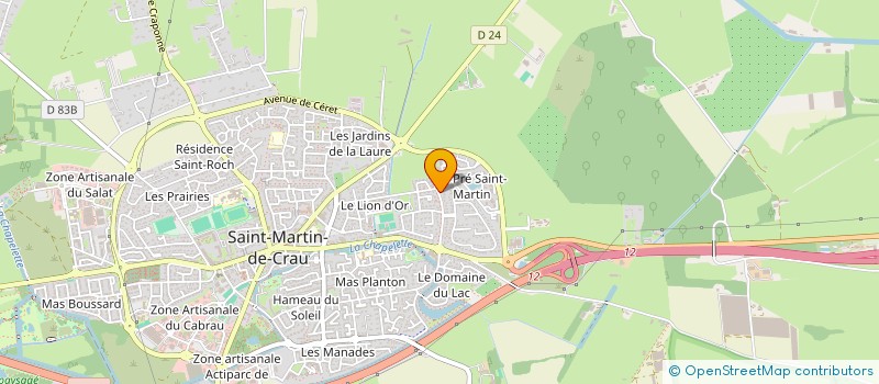 localisation de l'entreprise MONSIEUR PATRICK FRANCOIS à SAINT-MARTIN-DE-CRAU