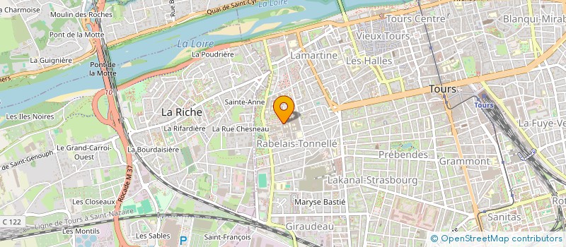 localisation de l'entreprise MONSIEUR PATRICK FRANCOIS  TOURS