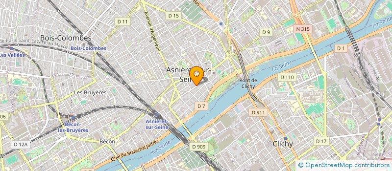 localisation de l'entreprise MONSIEUR PATRICK FRANQUEVILLE  ASNIERES-SUR-SEINE