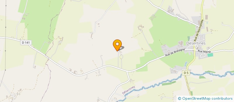 localisation de l'entreprise MONSIEUR PATRICK FREARD  DESERTINES