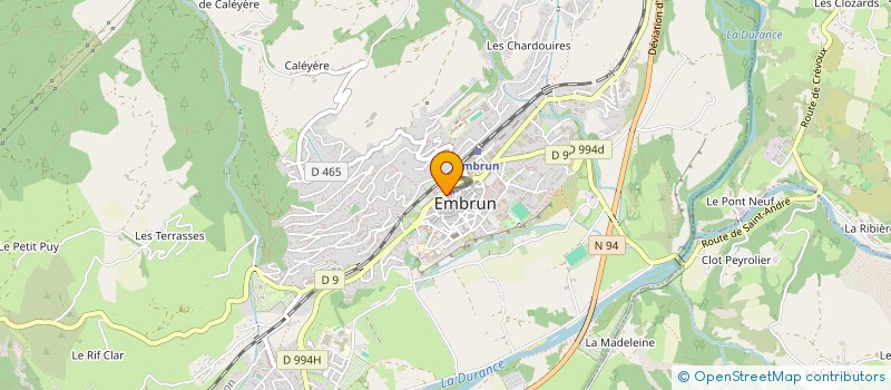 localisation de l'entreprise MONSIEUR PATRICK FRECON  EMBRUN