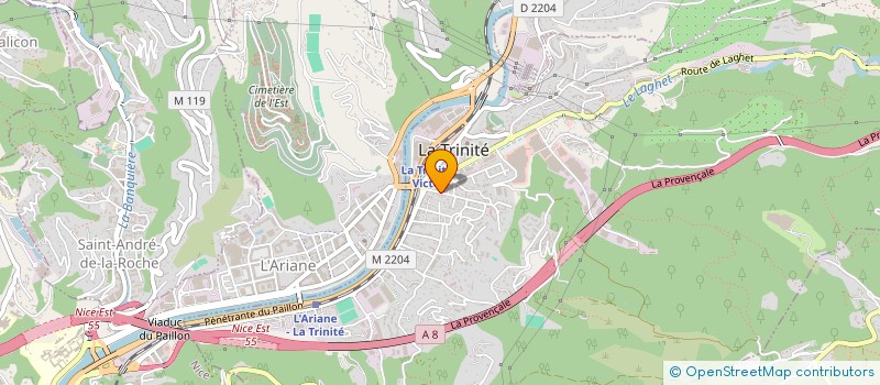 localisation de l'entreprise MONSIEUR PATRICK FREMOND  LA TRINITE
