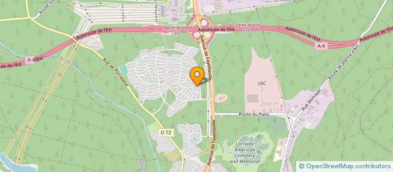 localisation de l'entreprise MONSIEUR PATRICK FRENOY  SAINT-AVOLD