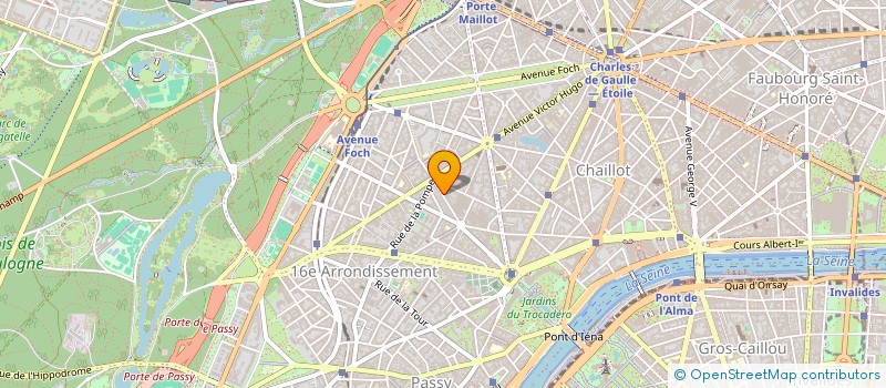 localisation de l'entreprise MONSIEUR PATRICK FREQUELIN à PARIS
