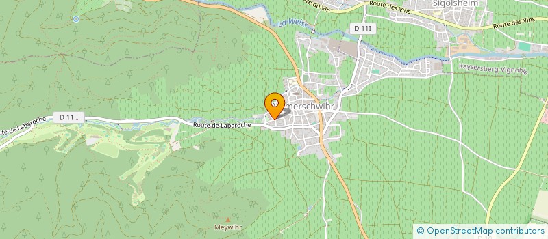 localisation de l'entreprise MONSIEUR PATRICK FREYBURGER  AMMERSCHWIHR