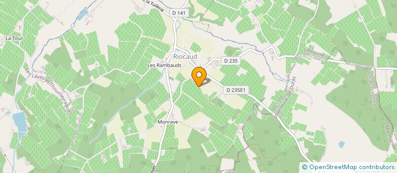 localisation de l'entreprise MONSIEUR PATRICK FRIGERI  RIOCAUD