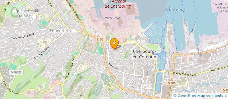 localisation de l'entreprise MONSIEUR PATRICK FRIMAS  CHERBOURG-EN-COTENTIN