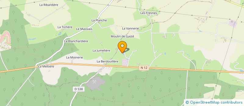 localisation de l'entreprise MONSIEUR PATRICK FRISON  SAINT-GEORGES-BUTTAVENT