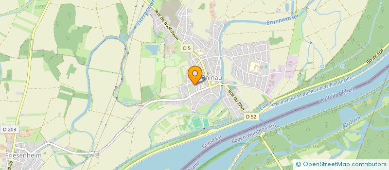 localisation de l'entreprise MONSIEUR PATRICK FRITSCH  FRIESENHEIM