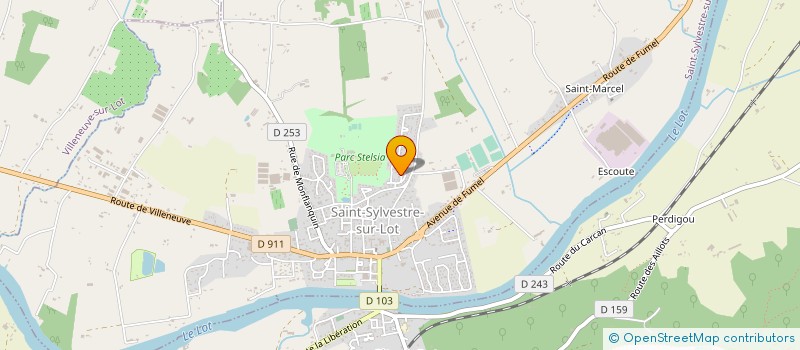localisation de l'entreprise MONSIEUR PATRICK FRUGIER à SAINT-SYLVESTRE-SUR-LOT