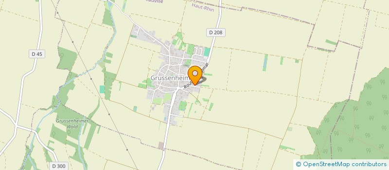 localisation de l'entreprise MONSIEUR PATRICK FUCHS  GRUSSENHEIM