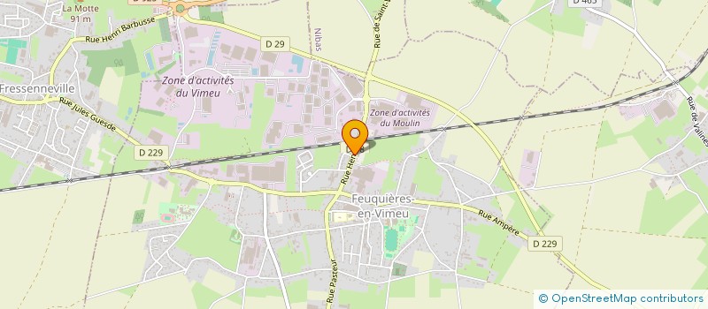 localisation de l'entreprise MONSIEUR PATRICK FUSTIER  FEUQUIERES-EN-VIMEU