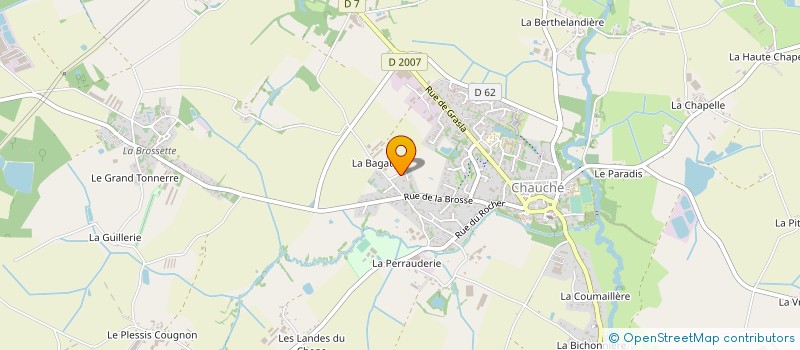 localisation de l'entreprise MONSIEUR PATRICK GABORIEAU à CHAUCHE