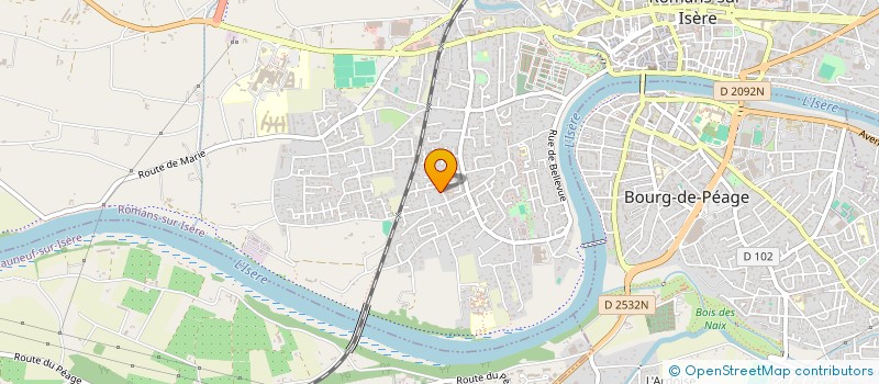 localisation de l'entreprise MONSIEUR PATRICK-GABRIEL ANY-GBAYERE  ROMANS-SUR-ISERE