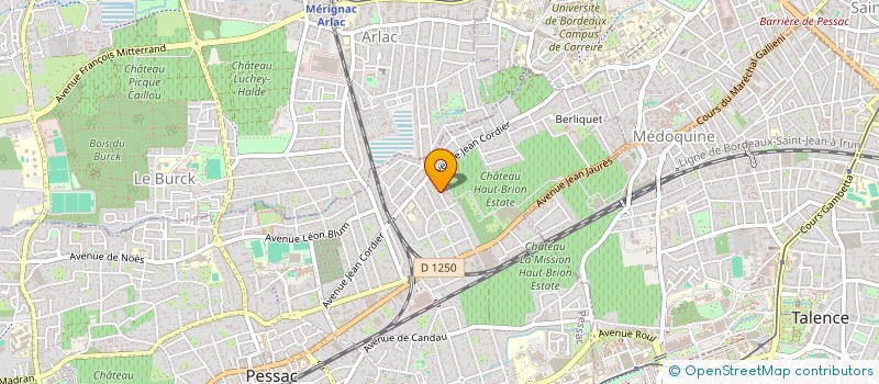 localisation de l'entreprise MONSIEUR PATRICK GACHES  PESSAC