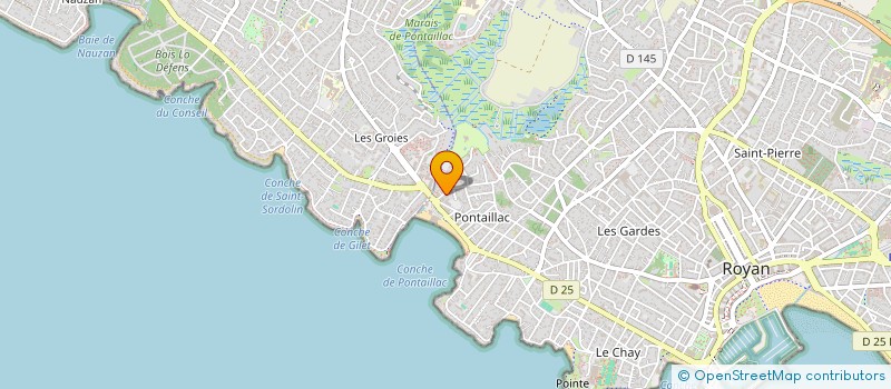 localisation de l'entreprise MONSIEUR PATRICK GACHINAT  ROYAN