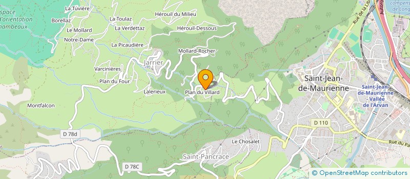 localisation de l'entreprise MONSIEUR PATRICK GADEN à ST JEAN DE MAURIENNE