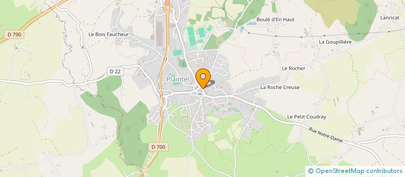 localisation de l'entreprise MONSIEUR PATRICK GAILLARD à PLAINTEL