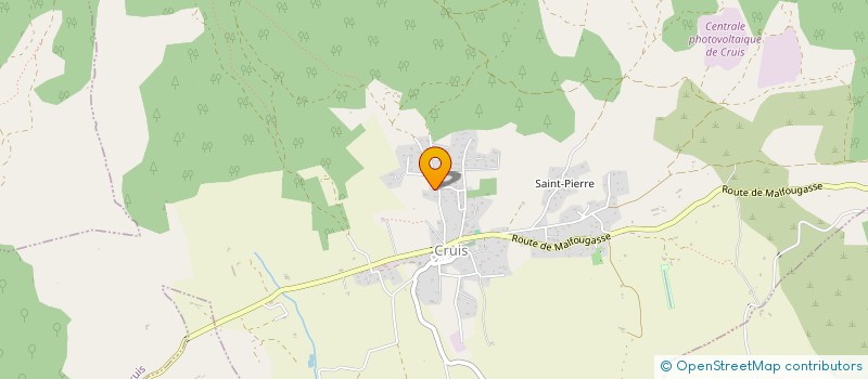 localisation de l'entreprise MONSIEUR PATRICK GAILLARD  CRUIS