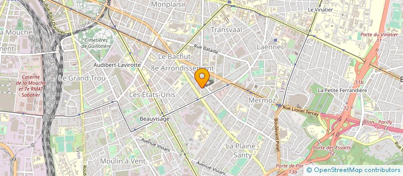 localisation de l'entreprise MONSIEUR PATRICK GALANTE à LYON