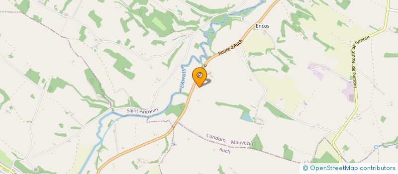 localisation de l'entreprise MONSIEUR PATRICK GALBARDI  HOMPS