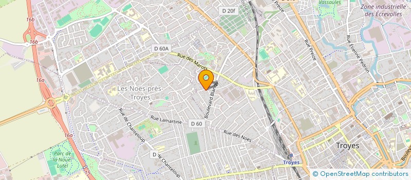 localisation de l'entreprise MONSIEUR PATRICK GALEY  TROYES