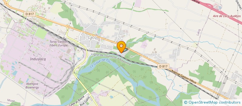 localisation de l'entreprise MONSIEUR PATRICK GALLENMULLER à LACQ