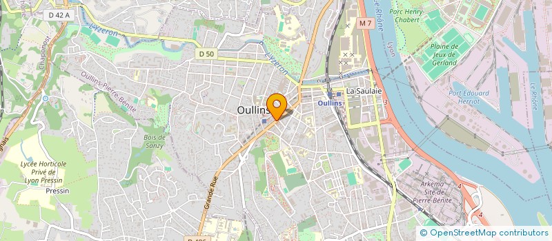 localisation de l'entreprise MONSIEUR PATRICK GALPERN  OULLINS-PIERRE-BENITE